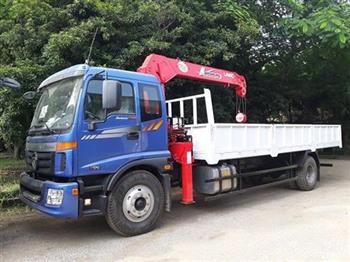 Bán xe tải Thaco Auman C160 gắn cẩu UNIC 5 tấn 4 đốt URV554 giá rẻ tại Hà Nội